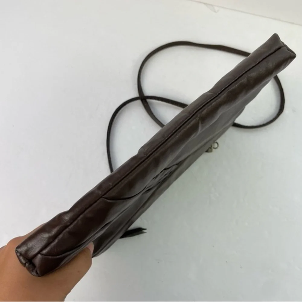 Vintage Brown‎ Retro Convertible Shoulder Bag Clutch